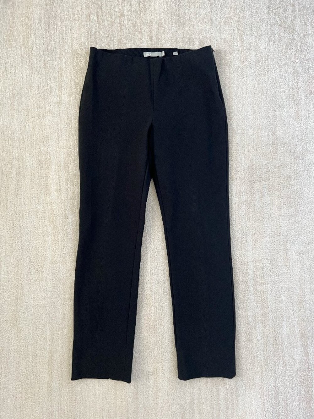 Vince Black Cotton Crop Work Pants M